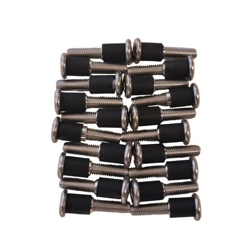 20PCS StepManiaX Panel Screws with Metal Spacers / Rubber Sleeves