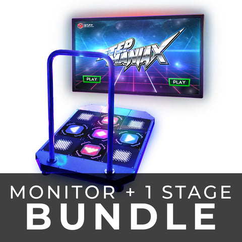 Single Stage + StepManiaX Touch Monitor Bundle